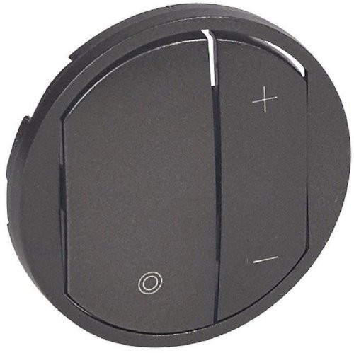 Лицевая панель Legrand Celiane для светорегулятора нажимного графит картинка